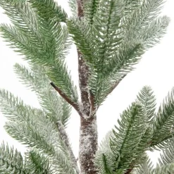 vanNatuurlijk.nl Kunstboom | Kerst | Deluxe | Groen Met Sneeuw | Met Verlichting | 220 Cm Hot