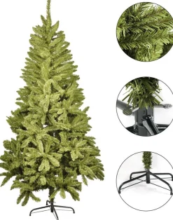Viking Choice Kunstkerstboom - 220 Cm - Stalen Voet - Spar Groen Online