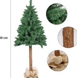 Viking Choice Kunstkerstboom 160 Cm - Spar Met Houten Stam Best Sale