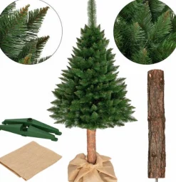 Viking Choice Kunstkerstboom 160 Cm - Spar Met Houten Stam Best Sale