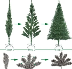 Casaria Kunstkerstboom 150 Cm, Kerstboom, , Met Standaard, Kerst Shop