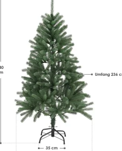 Juskys Kunstkerstboom / Kerstboom Talvi - 140 X 75 Cm - Incl. Voet Discount