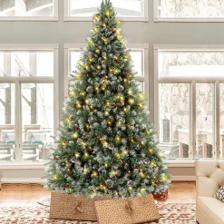 Merkloos Kunstkerstboom – Premium Kwaliteit - Realistische Kerstboom – Duurzaam 100 X 30 X 30 Cm Clearance