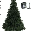Merkloos Kunstkerstboom Imperial Pine - 120 Cm - Met Warm Witte Verlichting Flash Sale