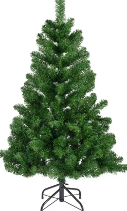 Merkloos Kunstkerstboom Imperial Pine - 120 Cm - Met Warm Witte Verlichting Flash Sale