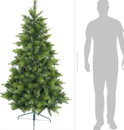 King Tree Kunstkerstboom '' - Met Verlichting - 250 Led Lampjes - 114 Cm -180 Cm Store