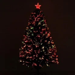 ChristmasGoodz Kunstkerstboom Met Glasvezel Verlichting En Decoratie - Kerstboom - Kerst - Led - 120 Cm Hot