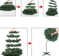 Casaria Kunstkerstboom Pop-Up, 180 Cm, Met Decoratie En Verlichting Sale