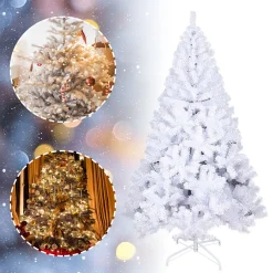 Merkloos Kunstkerstboom Premium Pvc Kerstboom – Hoogte 180 Cm Volle Kerstboom Eenvoudige Opbouw Clearance