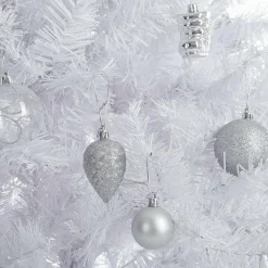 Casaria Kunstkerstboom, Wit, 180 Cm, Kerstboom, Met Standaard Online