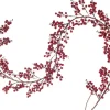 Selwo Guirlandes>Kunstmatige Rode Bessenslinger, Bessenslinger, Bourgogne Bessen Slinger Voor Kerstdecoratie