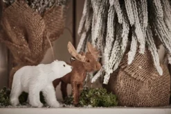 Naturn Christmas Kerststukjes>Landelijke Kaarsen Houder Rendier Gewei Kerstversiering Van | 55 Cm | Kerstverlichting | Houten Waxinelichtjes Houder | Kerstdecoratie Voor Binnen | Duurzame Kerst Versiering | Bruin