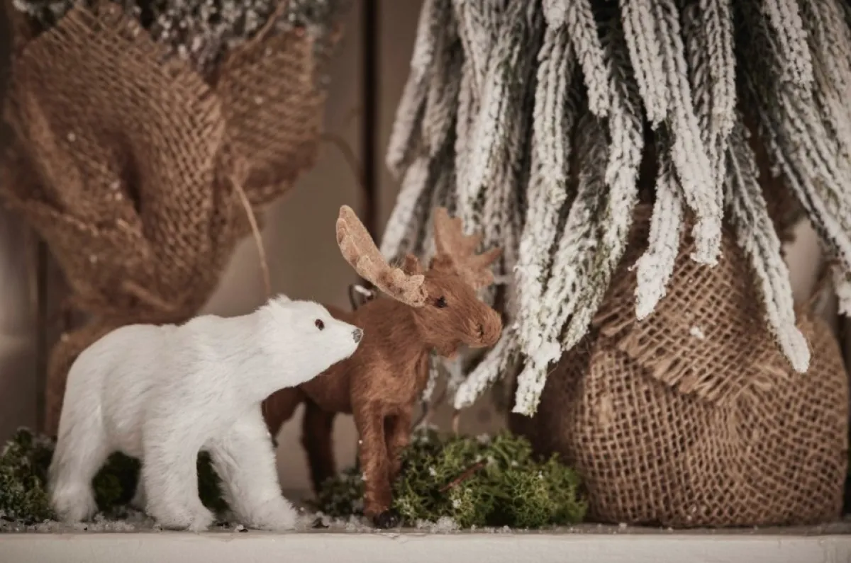 Naturn Christmas Kerststukjes>Landelijke Kaarsen Houder Rendier Gewei Kerstversiering Van | 55 Cm | Kerstverlichting | Houten Waxinelichtjes Houder | Kerstdecoratie Voor Binnen | Duurzame Kerst Versiering | Bruin