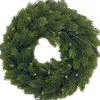Basic Kerstkransen>Led Kerstkrans 40Cm - Dennenkrans - Groen