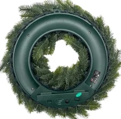 Basic Kerstkransen>Led Kerstkrans 40Cm - Dennenkrans - Groen