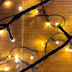 Solistech Led Kerstverlichting Buiten - 120M - 1200 Lichtpuntjes - Ip44 Waterbestendig - Warmwit 2700K - Donkergroene Kabel - Kerst Verlichting Voor Binnen En Buiten - Zeer Energiezuinig 14,4W Cheap