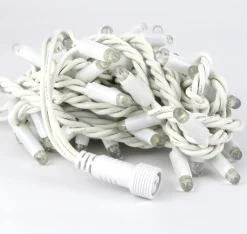 Solistech Led Kerstverlichting Eter Koppelbaar - 200 Lichtpuntjes - Ip65 Waterdicht - Extra Warm Wit 2200K - Hoogwaardige Rubberen Kabel - Energiezuinig 12W - Incl. Stekker 20 M Cheap