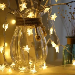 Brill-ligfut Led Lampjes Slinger - Sterretjes - 3 Meter - 20 Lichtjes - Warm White - Lichtsnoer - Batterij - Knipperfunctie - Slaapkamer Online