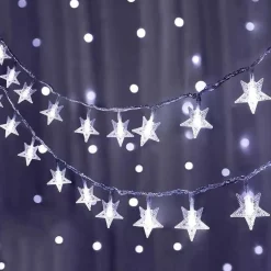 Brill-ligfut Led Lampjes Slinger - Sterretjes - 3 Meter - 20 Lichtjes - Cold White - Lichtsnoer - Batterij - Slaapkamer - Kerst Outlet