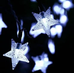 Brill-ligfut Led Lampjes Slinger - Sterretjes - 3 Meter - 20 Lichtjes - Cold White - Lichtsnoer - Batterij - Slaapkamer - Kerst Outlet