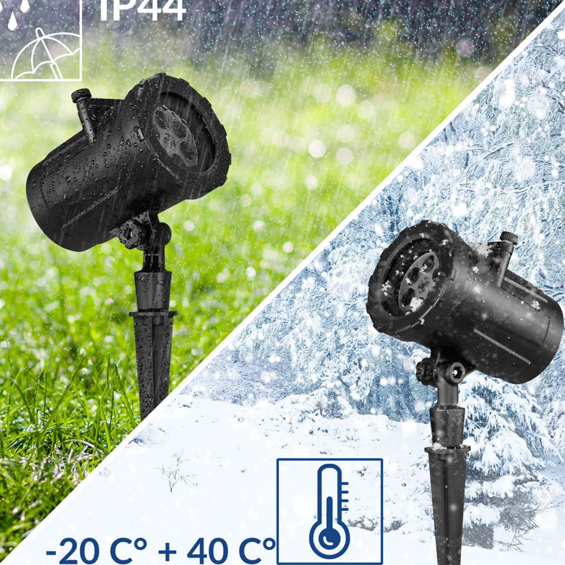 Merkloos Led Laser Licht Projector | 72 Motieven | Kerst Verlichting | Verschillende Thema's | Voor Buiten & Binnen | Shop