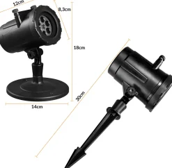 Merkloos Led Laser Licht Projector | 72 Motieven | Kerst Verlichting | Verschillende Thema's | Voor Buiten & Binnen | Shop