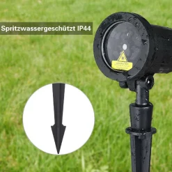 Deuba® Led Laser, Projector, Laserlichtprojector, Groen Licht, Voor Binnen En Buiten Cheap