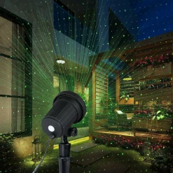 Deuba® Led Laser, Projector, Laserlichtprojector, Groen Licht, Voor Binnen En Buiten Cheap