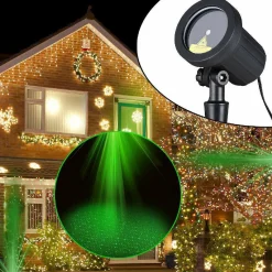 Deuba® Led Laser, Projector, Laserlichtprojector, Groen Licht, Voor Binnen En Buiten Cheap
