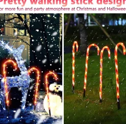 Alizendeh Led Licht Ketting Buiten Zuurstok Touw Licht Kerstverlichting Hot