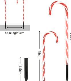 Alizendeh Led Licht Ketting Buiten Zuurstok Touw Licht Kerstverlichting Hot