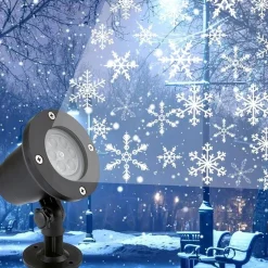 ABC-Led Led Lichteffect Projector - Sneeuwvlokken - Outdoor Ip44 Best
