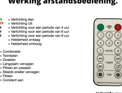 ‘Merkloos’’ Led Lichtgordijn Sfeerverlichting - Incl. Batterijen, Afstandsbediening En Spijkertjes - 3X3 Meter - Warm Wit - Sfeerverlichting Voor Binnen En Buiten - 300 Leds Cheap