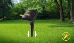 Qualu Led Lichtsnoer Met Zonne-Energie - Dag En Nacht Sensor - Igia Stiac - Kerstman - 10W - Warm Wit 3000K - 3.8 Meter - 10 Led's Transparant - Waterdicht Ip44 - Zwart Flash Sale