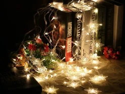 Xd Xtreme Led Sneeuwvlok Lichtgordijn - Kerstverlichting - Lichtgordijn - Energiebesparend - - Decoratie Verlichting - Kerstdagen - Feestdagen - Feestverlichting - Warm Wit Outlet