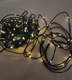 Merkloos Led Snoer, Led Warm Wit, Lichtsnoer, Verlichting - Kerstmis - Sfeer - Decoratie. Outlet