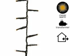 Lumineo Led Snoerverlichting Compact Ricelights - 7,5 M 350 Lampjes - Klassiek Warm 750 Cm New