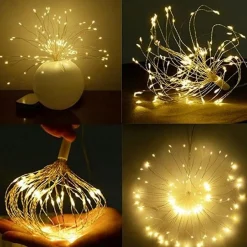 Telestore Led Verlichting Op Batterij - Lampjes - Fireworks Led Lights - Sfeerverlichting - Feestverlichting Vuurwerkverlichting Op Battterij - 30 Cm - Met Afstandbediening Fashion