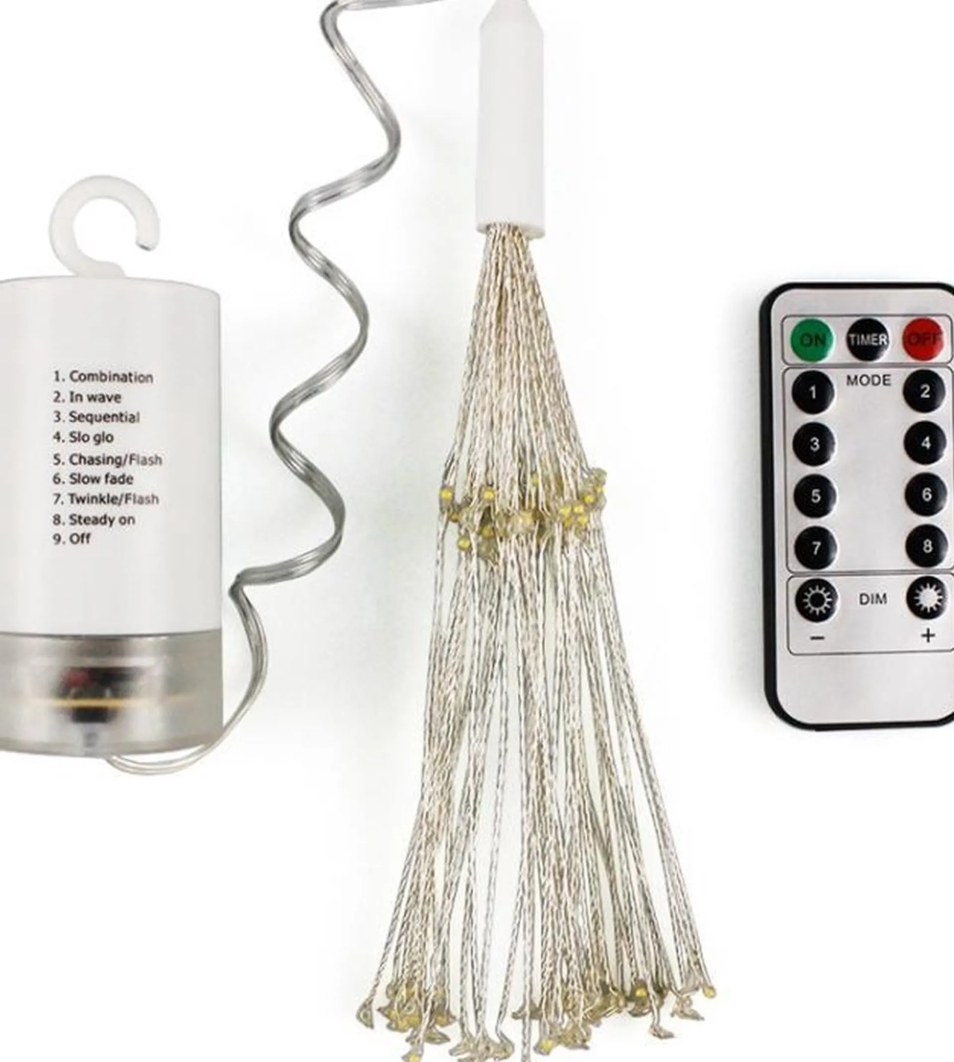 Telestore Led Verlichting Op Batterij - Lampjes - Fireworks Led Lights - Sfeerverlichting - Feestverlichting Vuurwerkverlichting Op Battterij - 30 Cm - Met Afstandbediening Fashion