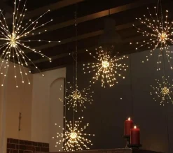 Telestore Led Verlichting Op Batterij - Lampjes - Fireworks Led Lights - Sfeerverlichting - Feestverlichting Vuurwerkverlichting Op Battterij - 30 Cm - Met Afstandbediening Fashion