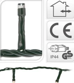 DecorativeLIghting Led-Verlichting - 120 Led's - 9 Meter - Extra Warm Wit Cheap