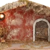 Merkloos Kerststallen>Lege Kerststal Met Licht 39 X 20 X 24 Cm Kerstdecoratie