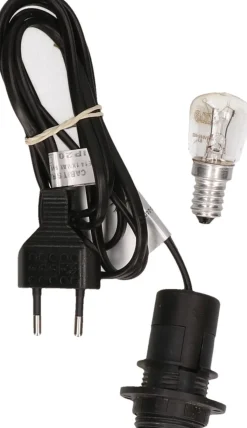 Merkloos Kerststallen>Lege Kerststal Met Licht 39 X 20 X 24 Cm Kerstdecoratie