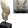 Levabe Kerstbeelden> - Gouden Wings Set - Decoratie - Vleugels - Engel - Woonkamer - Erik Kuster Style - 19 Cm - 2 Stuks