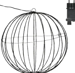 Merkloos Lichtbol Van Metaal Met Timer Warm Licht 40 Cm - Kerstversiering Flash Sale
