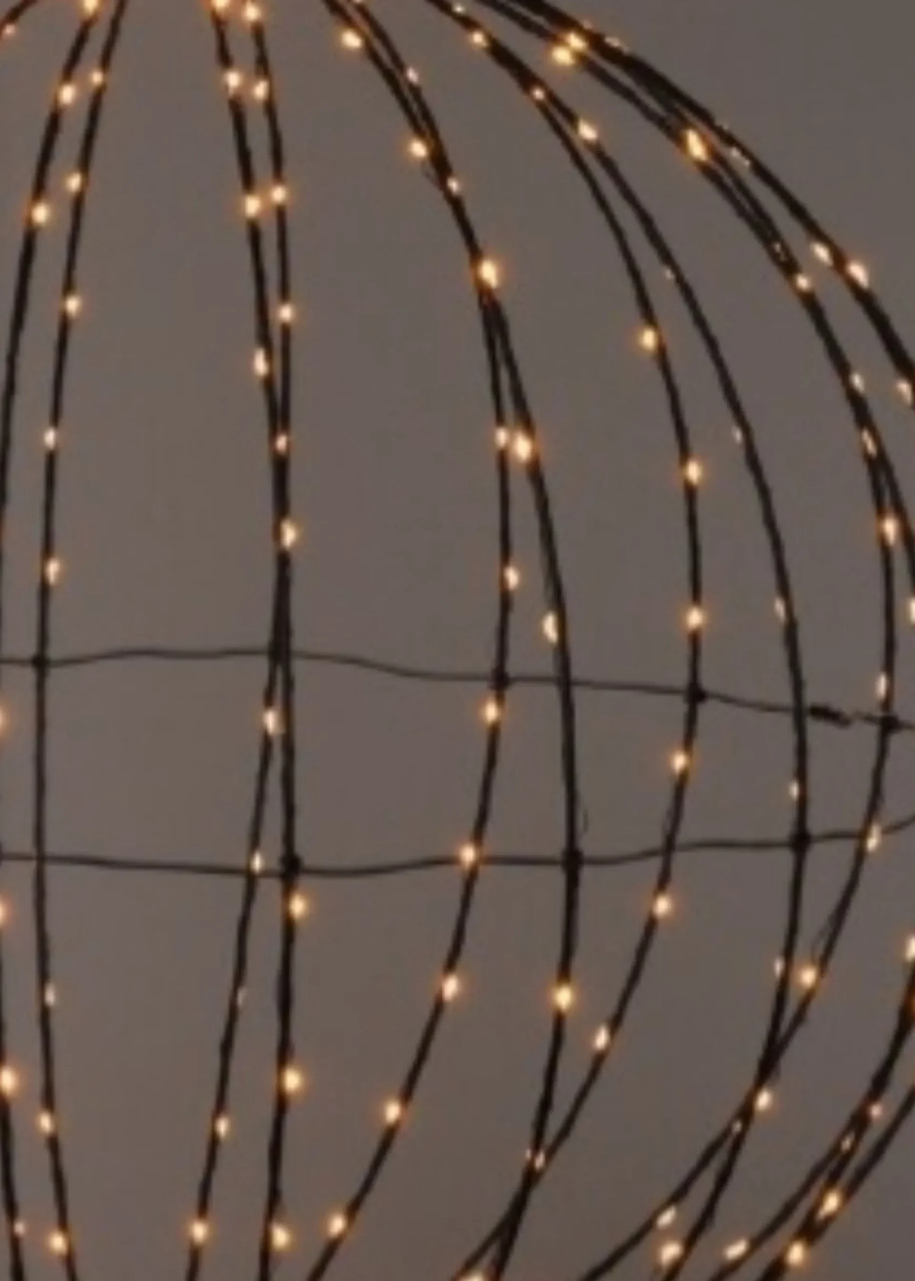 Merkloos Lichtbol Van Metaal Met Timer Warm Licht 40 Cm - Kerstversiering Flash Sale