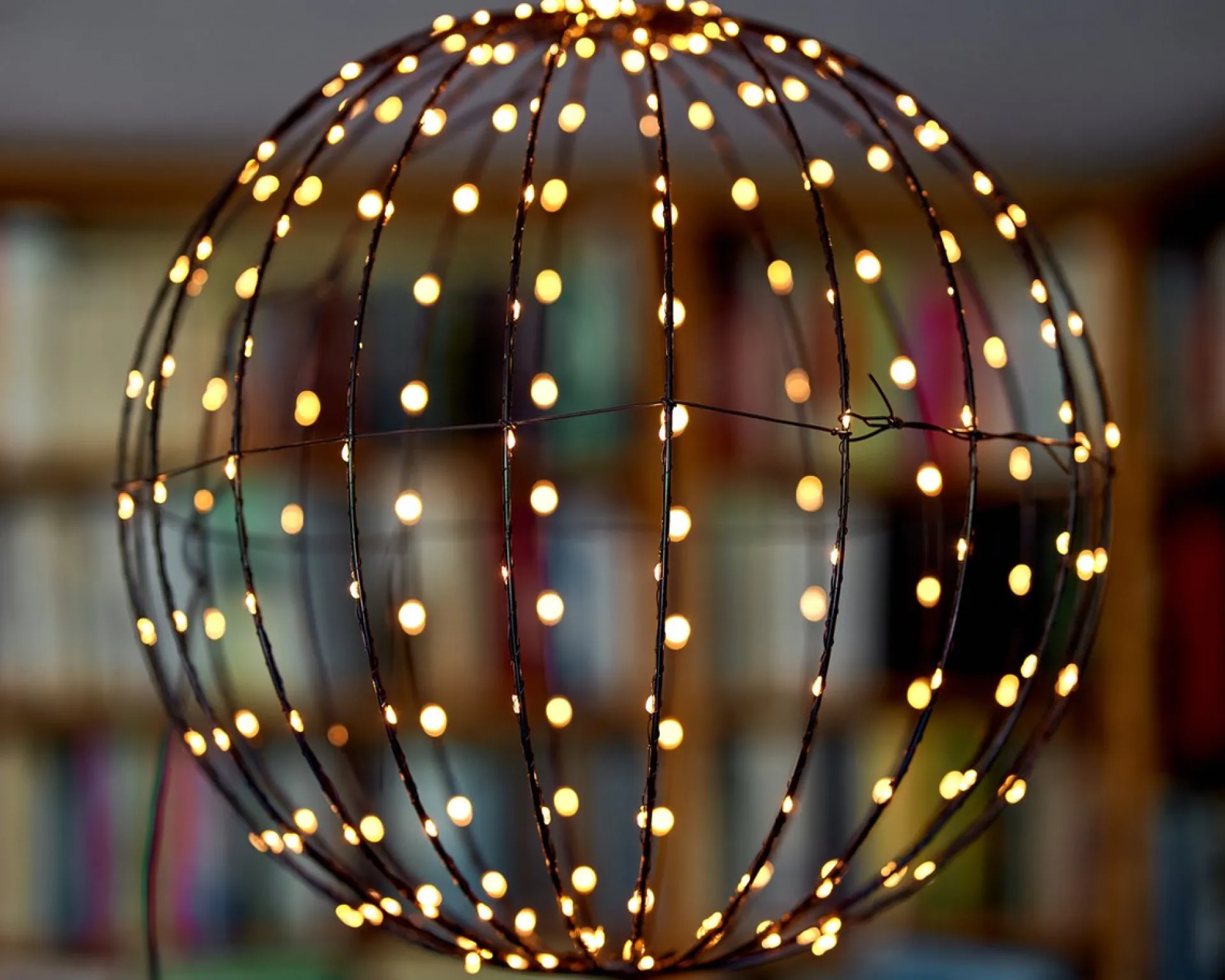 Merkloos Lichtbol Van Metaal Met Timer Warm Licht 40 Cm - Kerstversiering Flash Sale