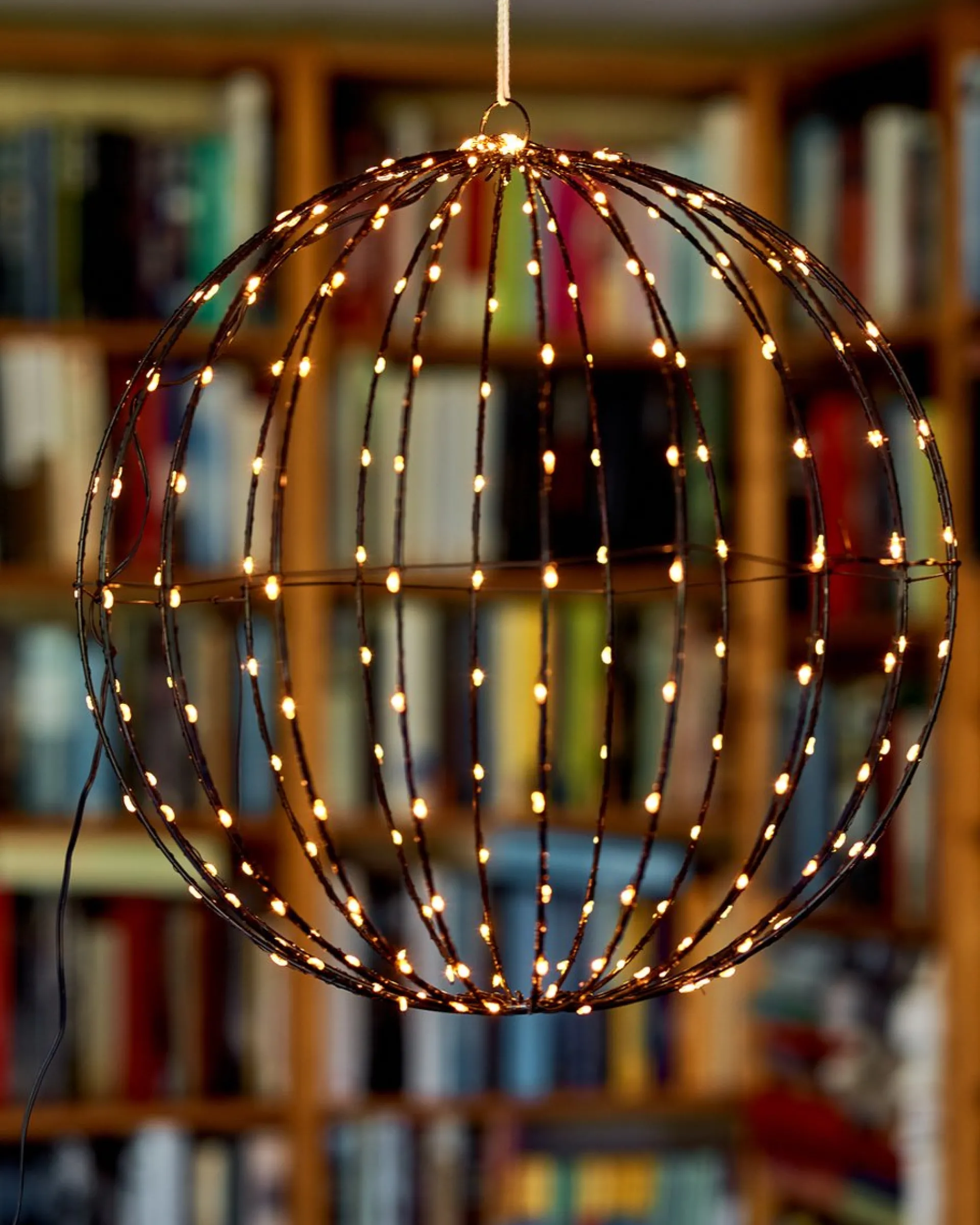 Merkloos Lichtbol Van Metaal Met Timer Warm Licht 40 Cm - Kerstversiering Flash Sale