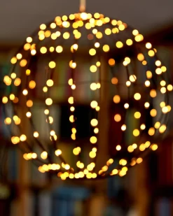 Merkloos Lichtbol Van Metaal Met Timer Warm Licht 40 Cm - Kerstversiering Flash Sale