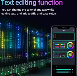 Lichtendirect -Smart-Lichtslinger-400 Rgb Leds- 2X2M- App-Sfeerverlichting-Decoratie-Kerstverlichting-Tuinverlichting-Bruiloft-Festival-Lichtsnoer-Prikkabel Store